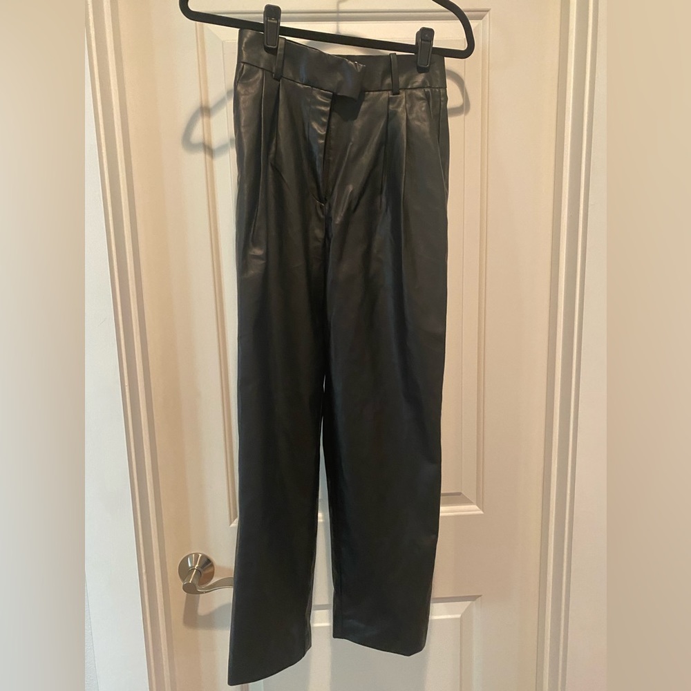 H&M Faux Leather Pants